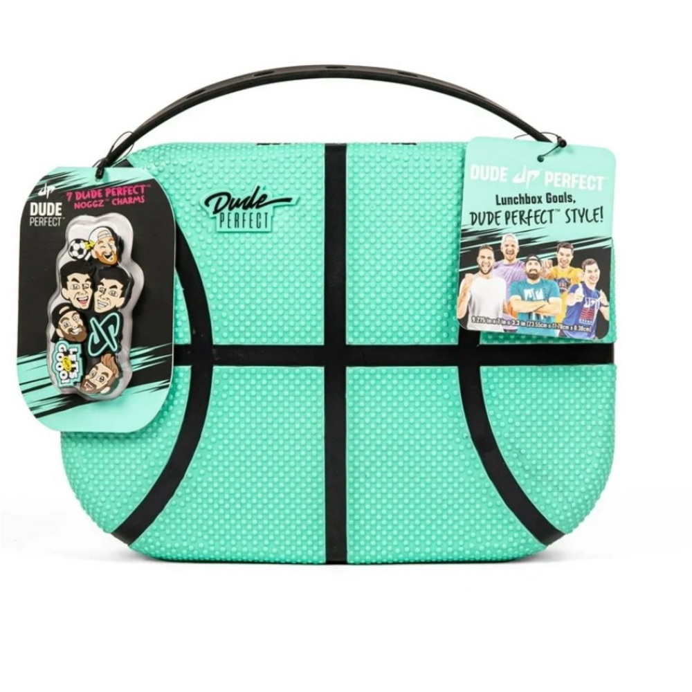 Dude Perfect‎ Teal Basketball Lunch Box and Thermos! NWT!